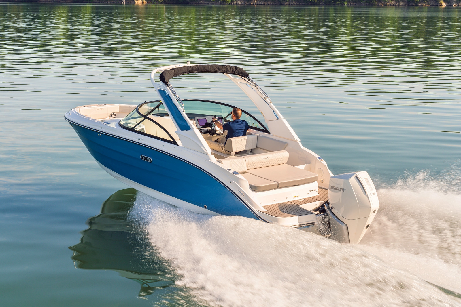 sea-ray-blue-searay-230-sdoe-2026-koblenz-gruehn-mercury-vertragspartner