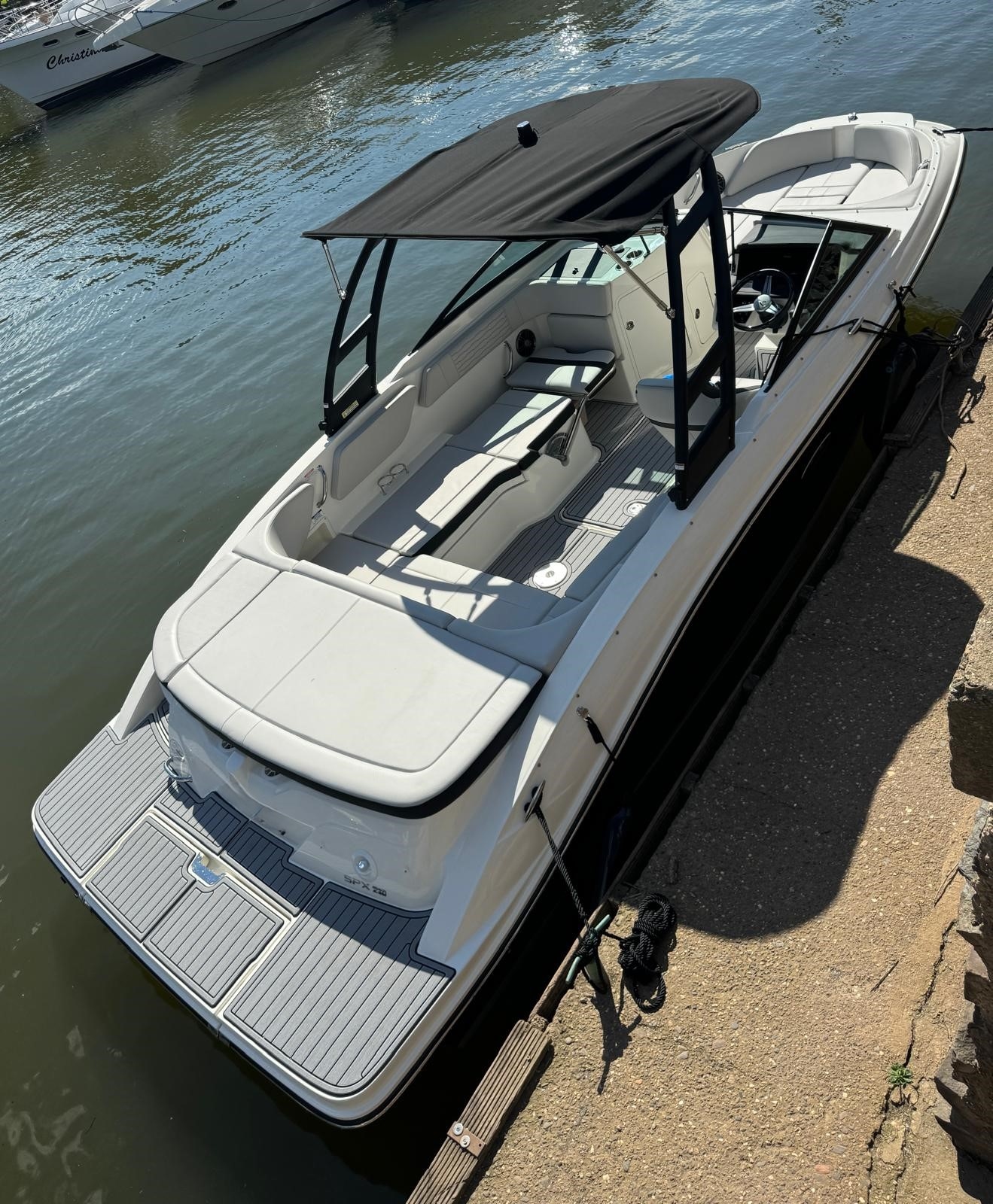 sea-ray-210-stone-seadek-gruehn-mosel-koblenz
